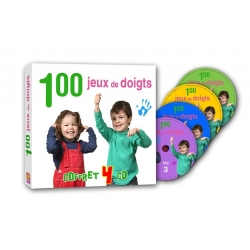 100 jeux de doigts - coffret 4 cd