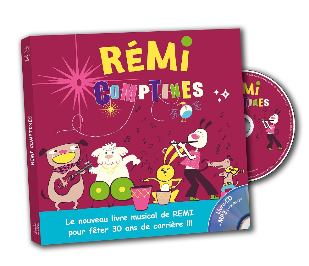 Le nouveau livre musical de REMI, pour fêter 30 ans de carrière !!!